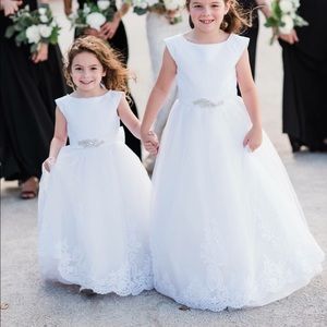 Flower Girl Dresses, Sizes 4 & 8, Like BRAND new